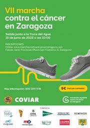 Apúntate a la VII Marcha contra el cáncer en Zaragoza