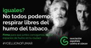 La Asociación Española Contra el Cáncer lanza una campaña para que no se fume en espacios emblemáticos